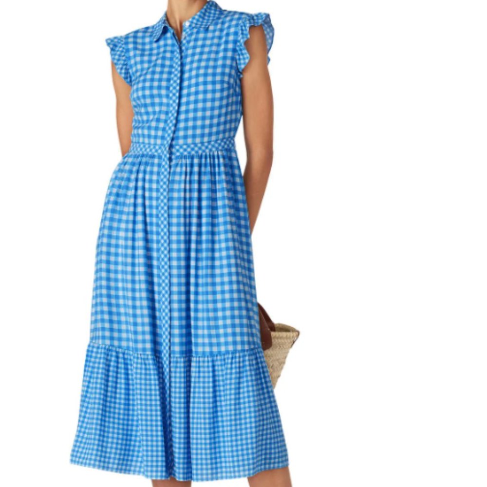 Draper James Flutter Sleeve Patio Shirtdress
